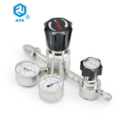 منظم ضغط البروبان منظم الضغط العالي Co2 بمرحلة واحدة مع مقياس الضغط 4000psi إلى 1000psi