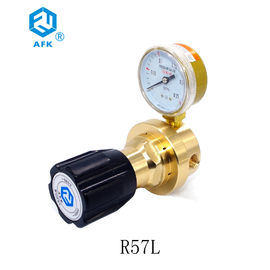قابل للتعديل ضغط صمام تخفيف الضغط ، R57L براس الغاز منظم 1.0 كغ