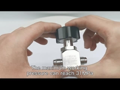 صمام الحجاب الحاجز اليدوي EP 316 الفولاذ المقاوم للصدأ صمام الحجاب الحاجز VCR صمام عالي النقاء