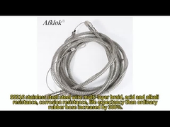 1/4 NPTF ملء أسطوانة الأكسجين مرنة مع نوع اتصال خيوط أنثى